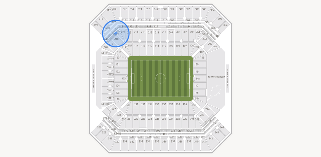 Raymond James Stadium Seating Chart