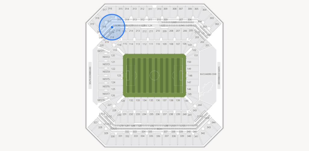 Raymond James Stadium Seating Chart