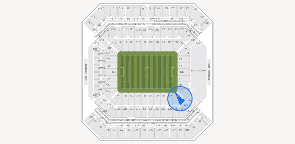 Raymond James Stadium Seating Chart