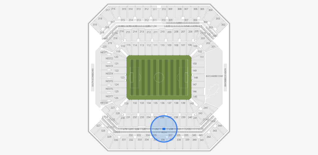 Raymond James Stadium Seating Chart