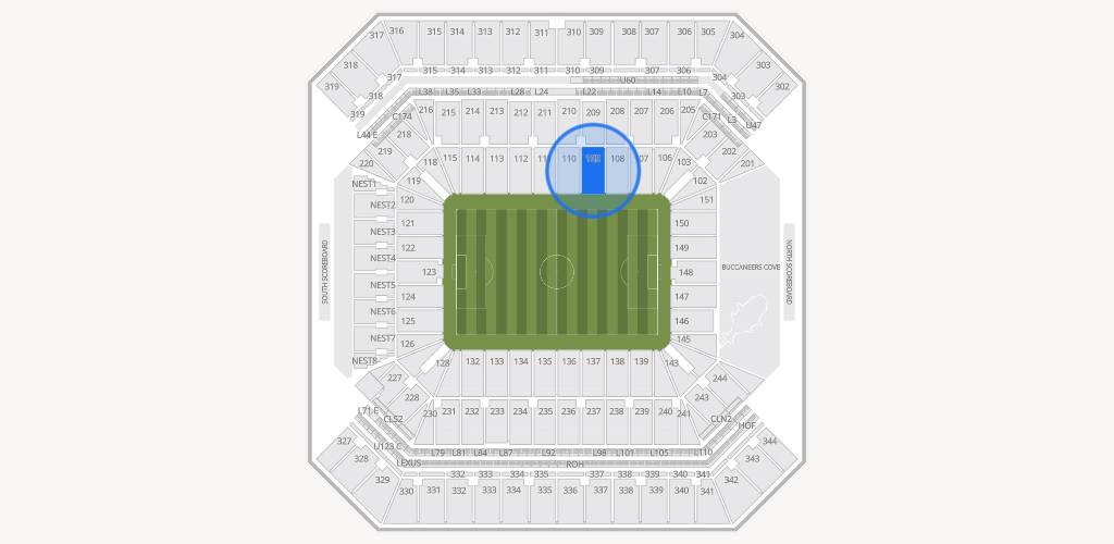 Raymond James Stadium Seating Chart