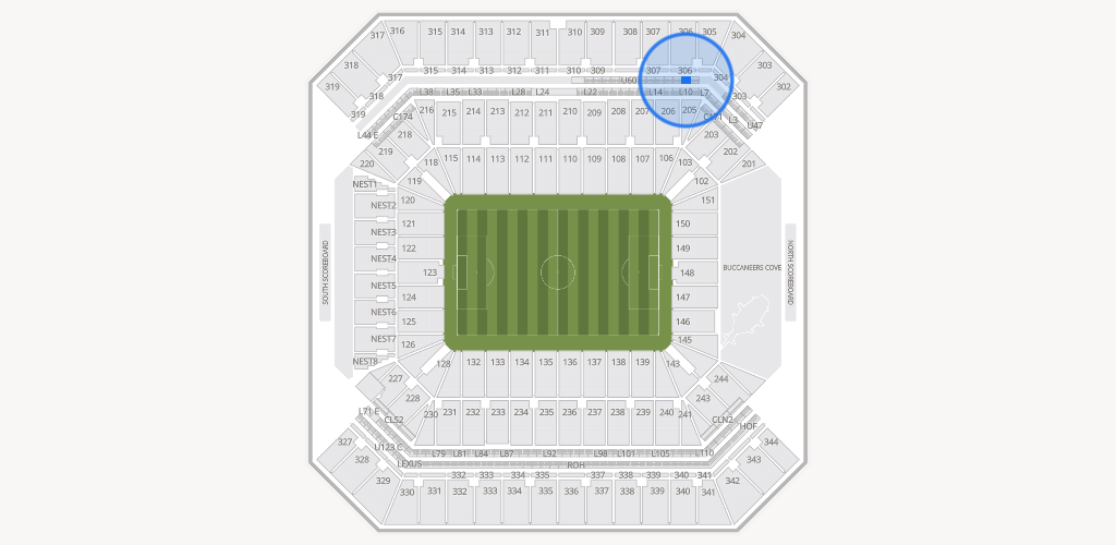 Raymond James Stadium Seating Chart