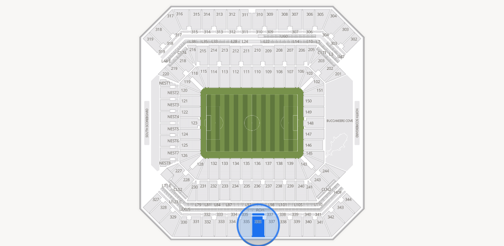 Raymond James Stadium Seating Chart