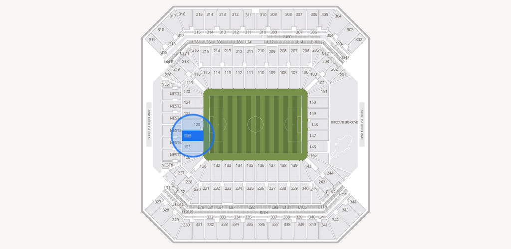 Raymond James Stadium Seating Chart