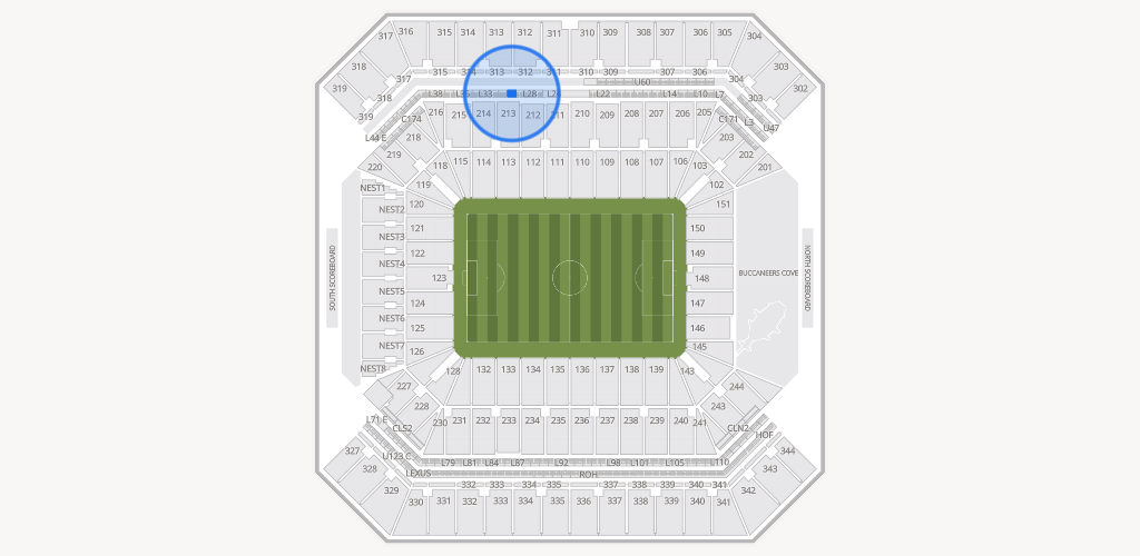 Raymond James Stadium Seating Chart