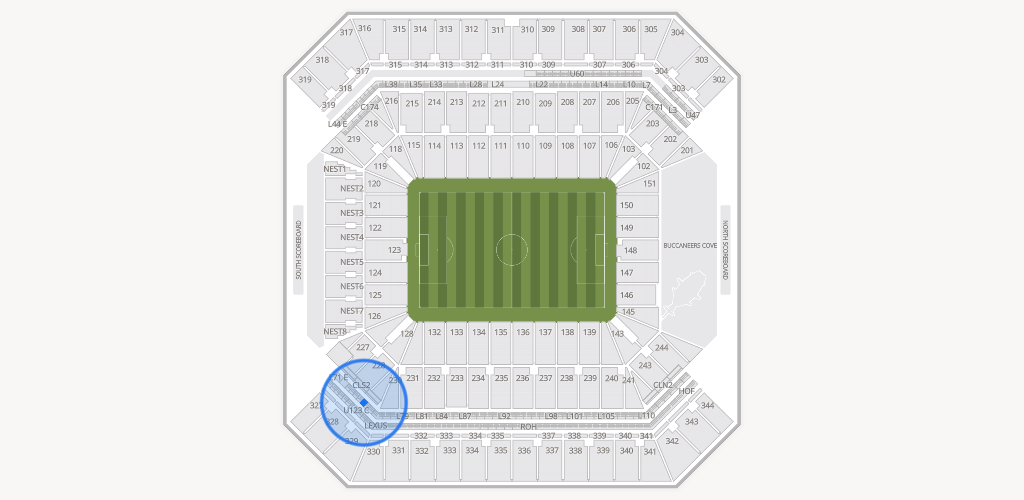 Raymond James Stadium Seating Chart