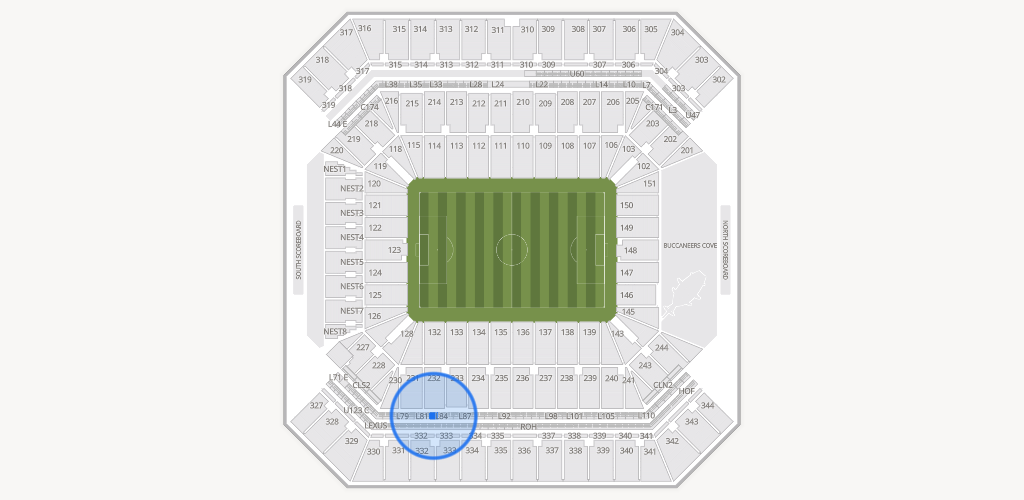 Raymond James Stadium Seating Chart