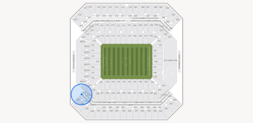 Raymond James Stadium Seating Chart