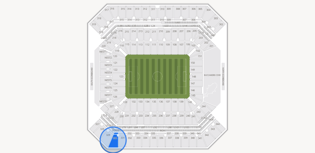 Raymond James Stadium Seating Chart