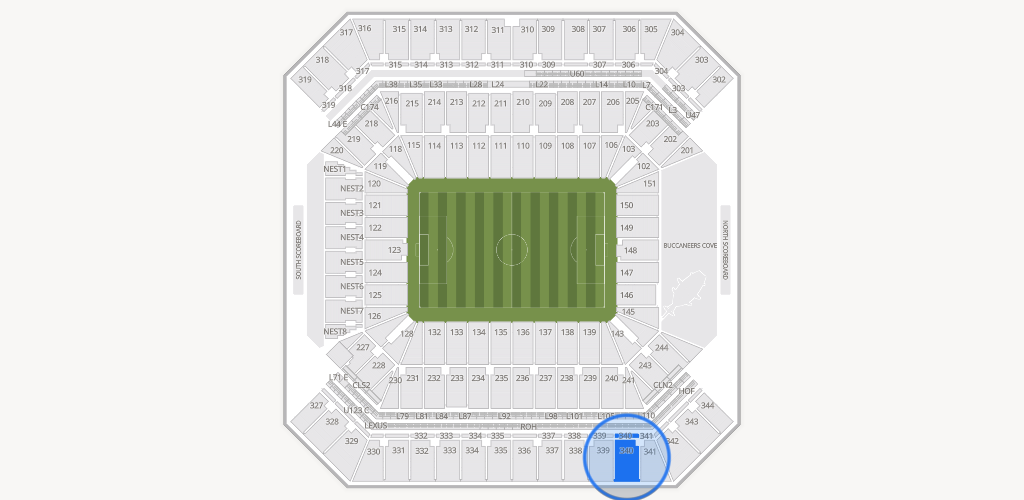Raymond James Stadium Seating Chart