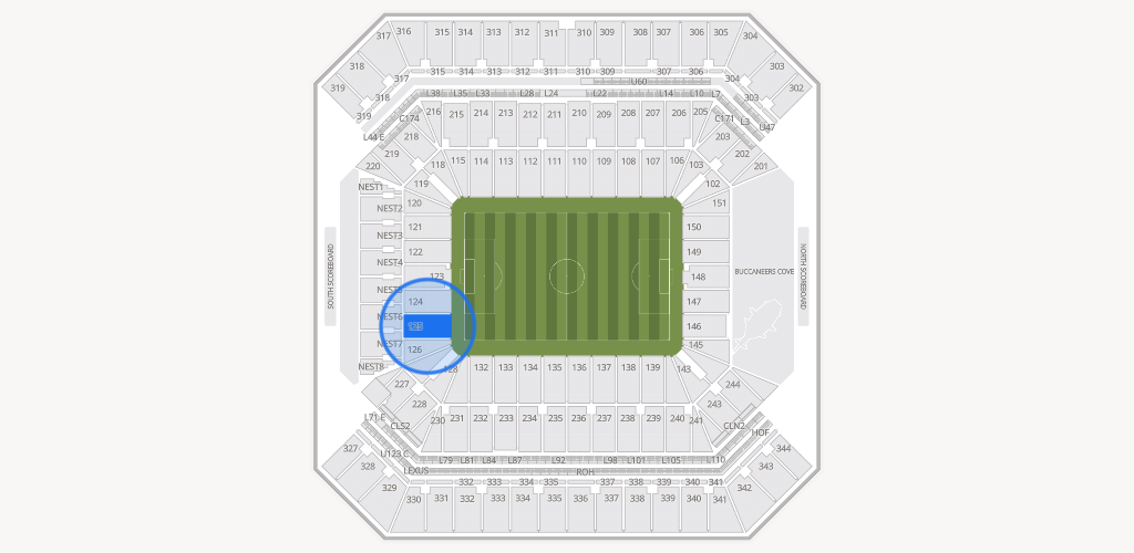 Raymond James Stadium Seating Chart