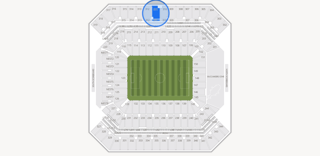 Raymond James Stadium Seating Chart