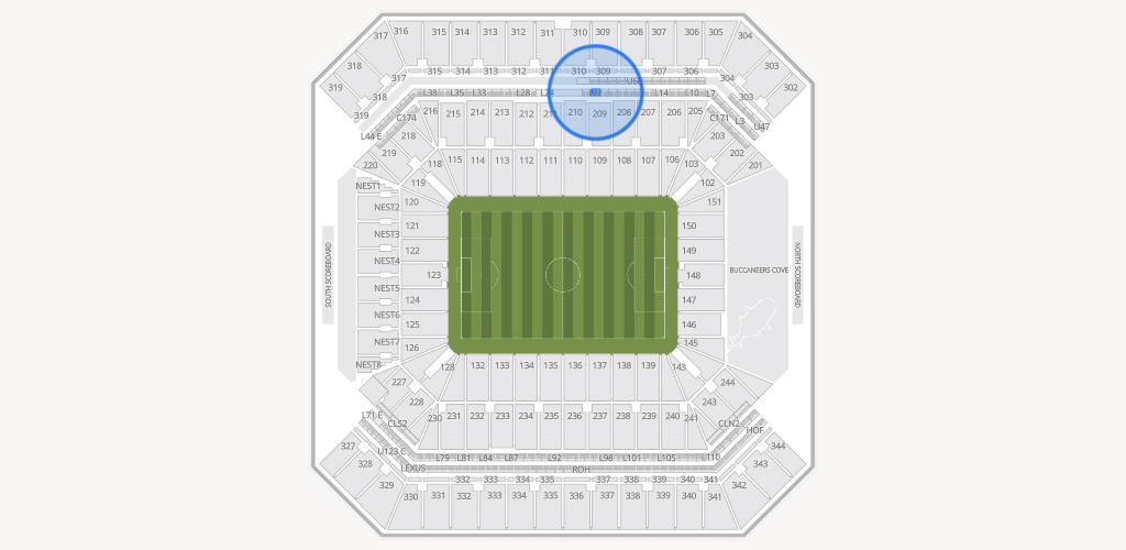Raymond James Stadium Seating Chart