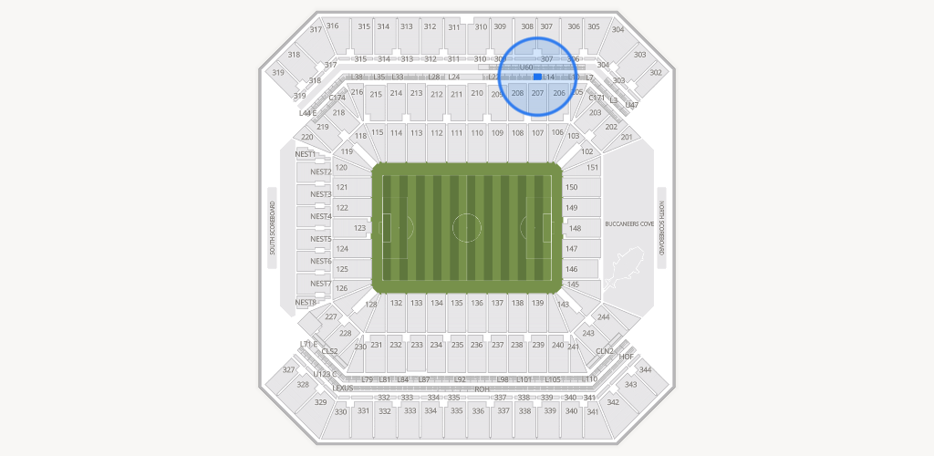 Raymond James Stadium Seating Chart