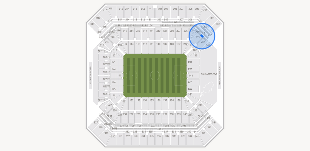 Raymond James Stadium Seating Chart