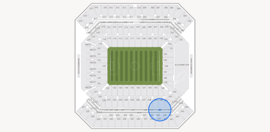Raymond James Stadium Seating Chart