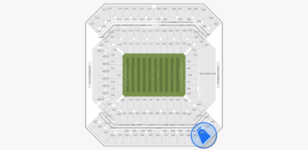 Raymond James Stadium Seating Chart