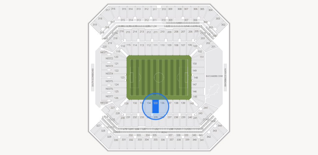 Raymond James Stadium Seating Chart