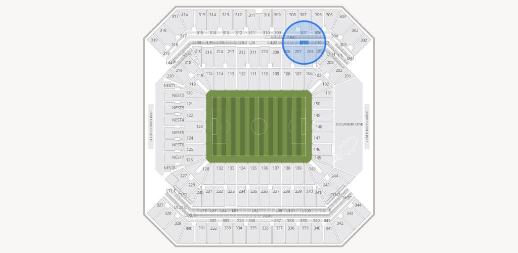 Raymond James Stadium Seating Chart
