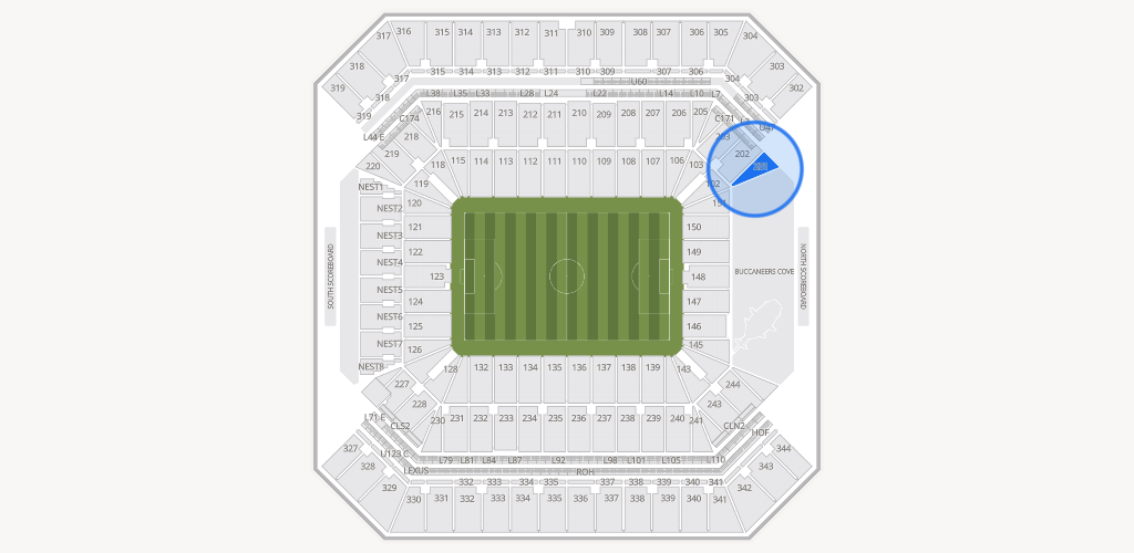 Raymond James Stadium Seating Chart