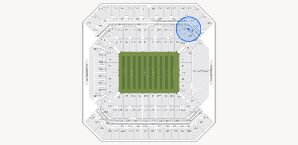 Raymond James Stadium Seating Chart