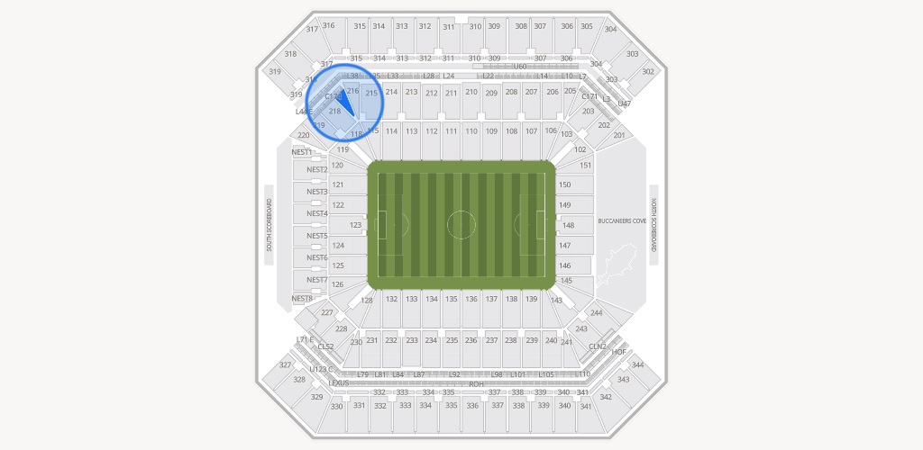 Raymond James Stadium Seating Chart