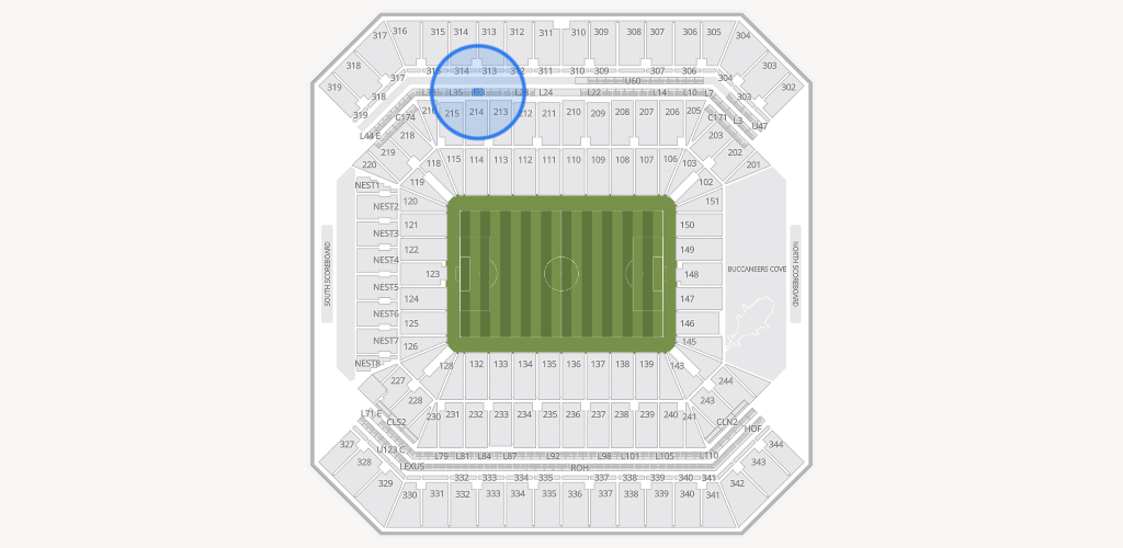 Raymond James Stadium Seating Chart