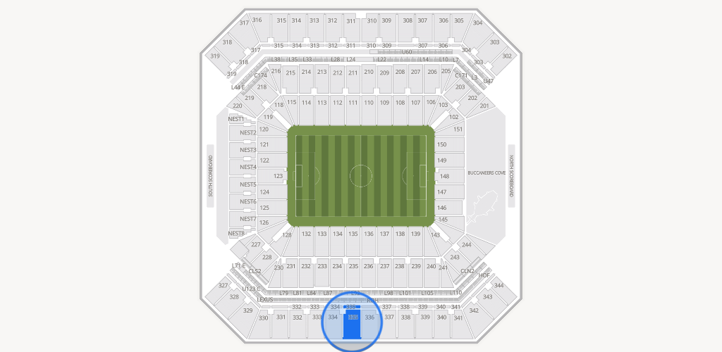 Raymond James Stadium Seating Chart