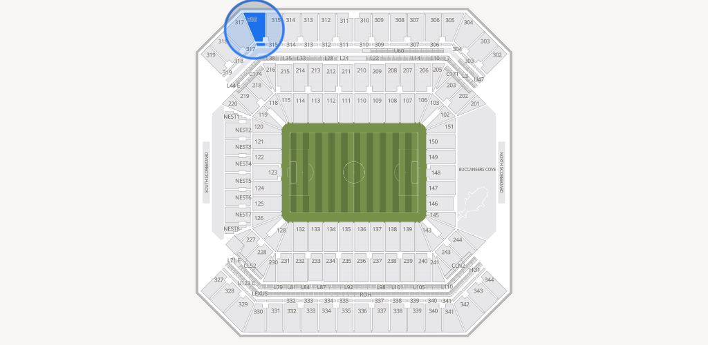 Raymond James Stadium Seating Chart