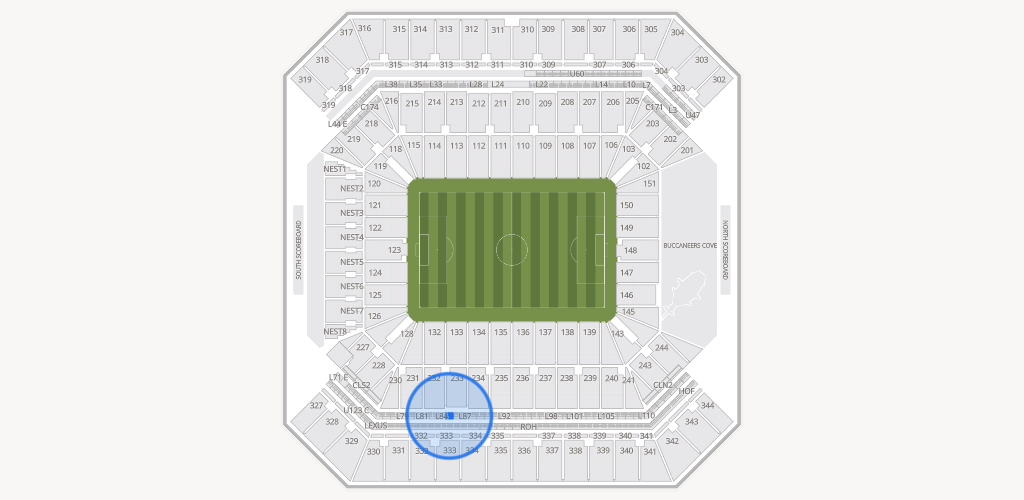 Raymond James Stadium Seating Chart