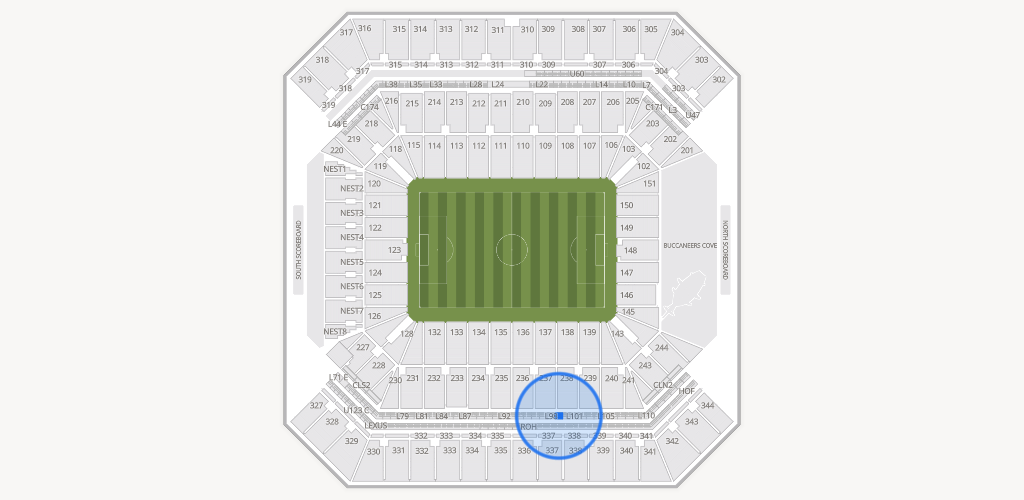 Raymond James Stadium Seating Chart