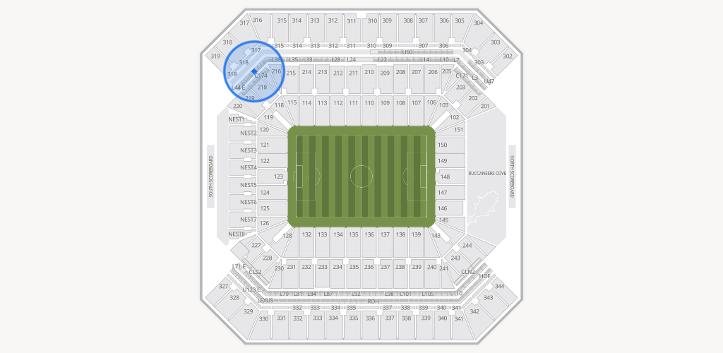 Raymond James Stadium Seating Chart