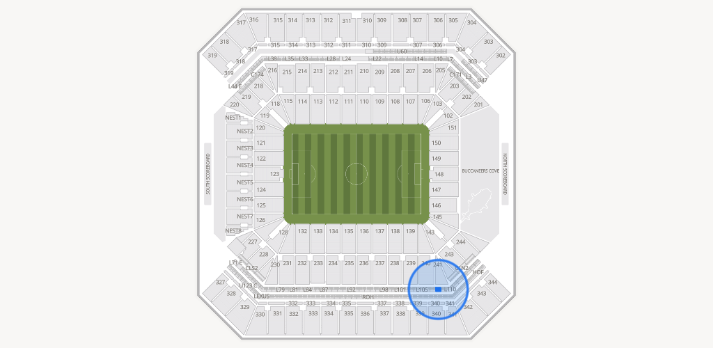 Raymond James Stadium Seating Chart