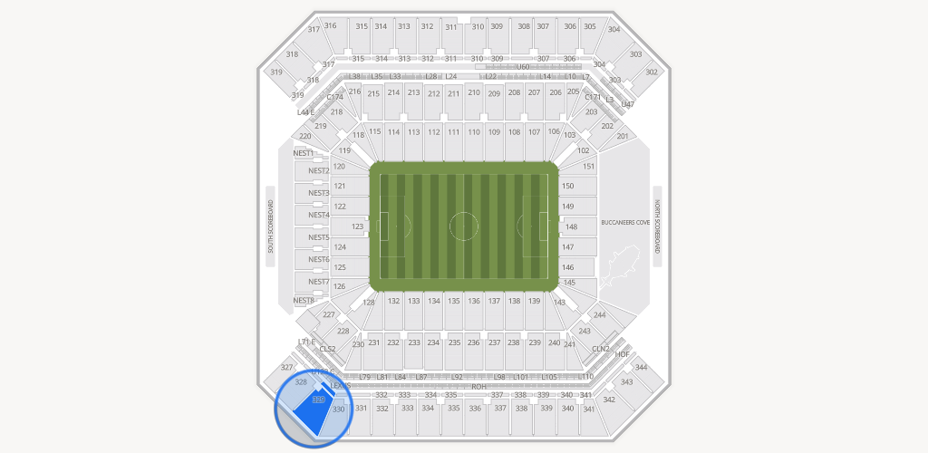 Raymond James Stadium Seating Chart