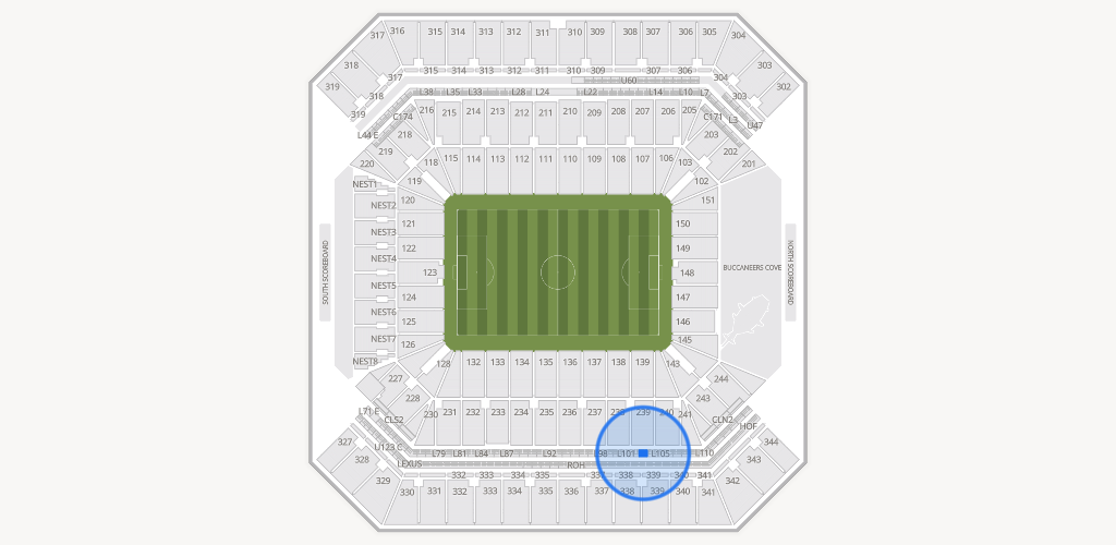 Raymond James Stadium Seating Chart