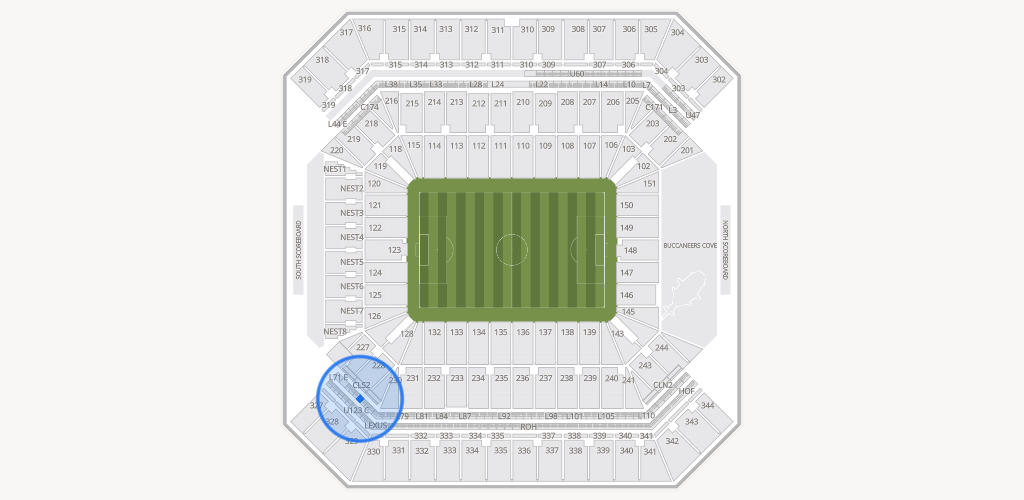 Raymond James Stadium Seating Chart