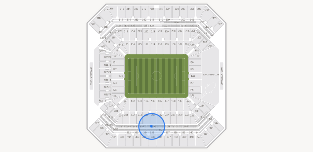 Raymond James Stadium Seating Chart