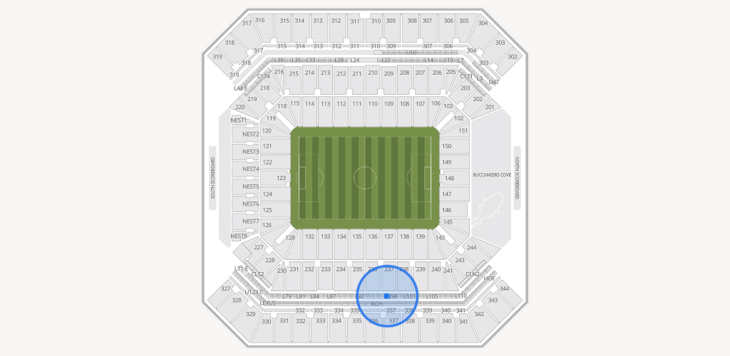 Raymond James Stadium Seating Chart