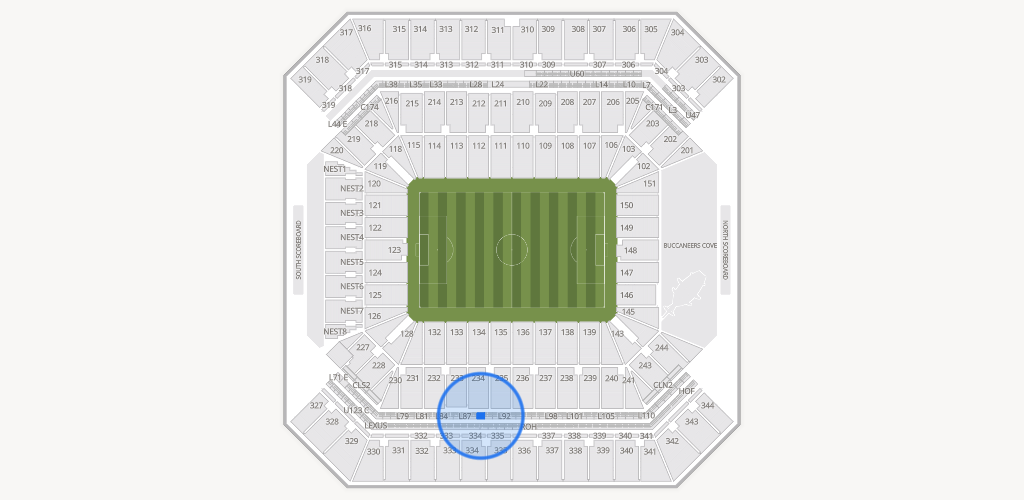 Raymond James Stadium Seating Chart