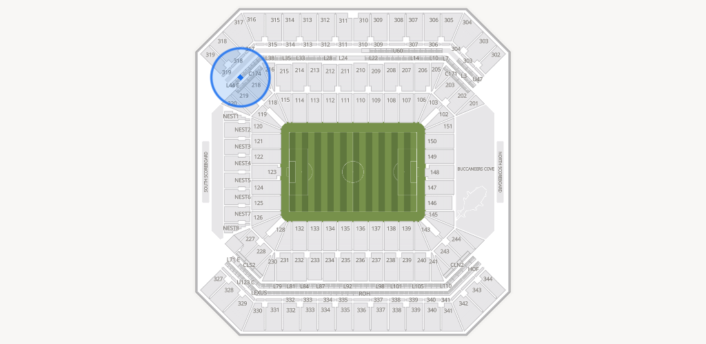 Raymond James Stadium Seating Chart