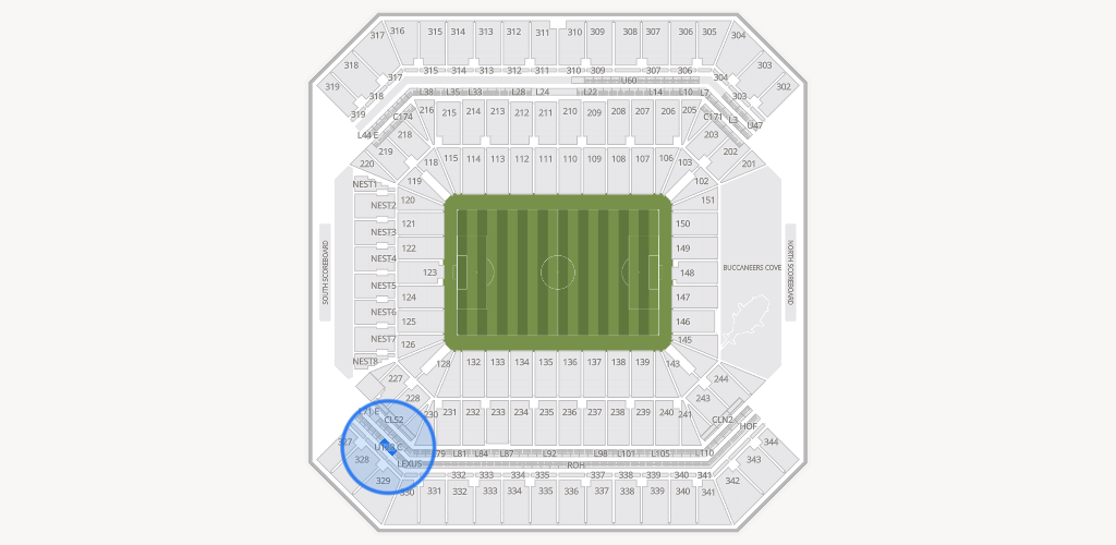 Raymond James Stadium Seating Chart