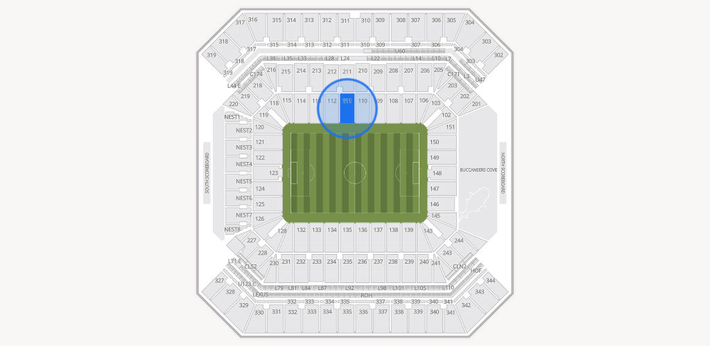 Raymond James Stadium Seating Chart