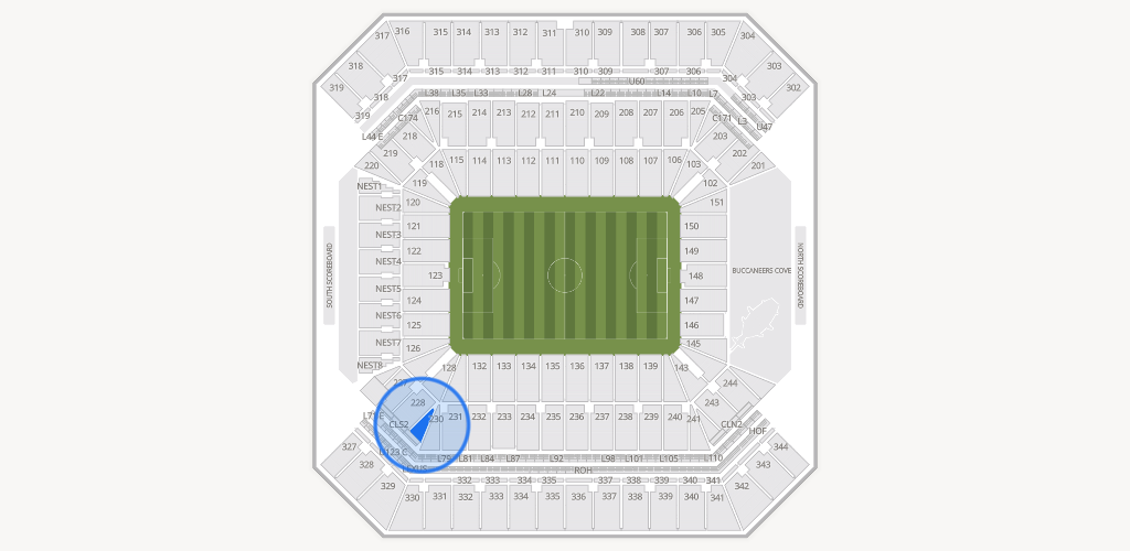Raymond James Stadium Seating Chart