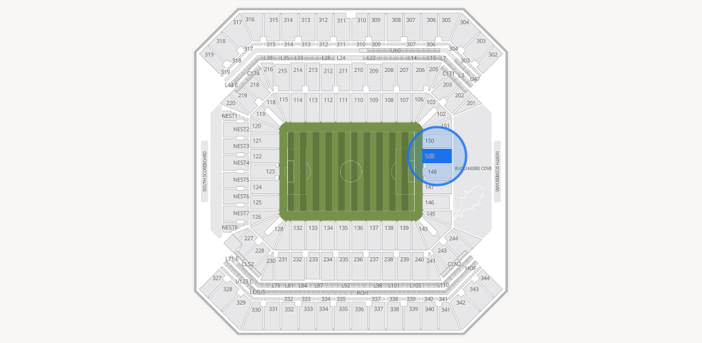 Raymond James Stadium Seating Chart