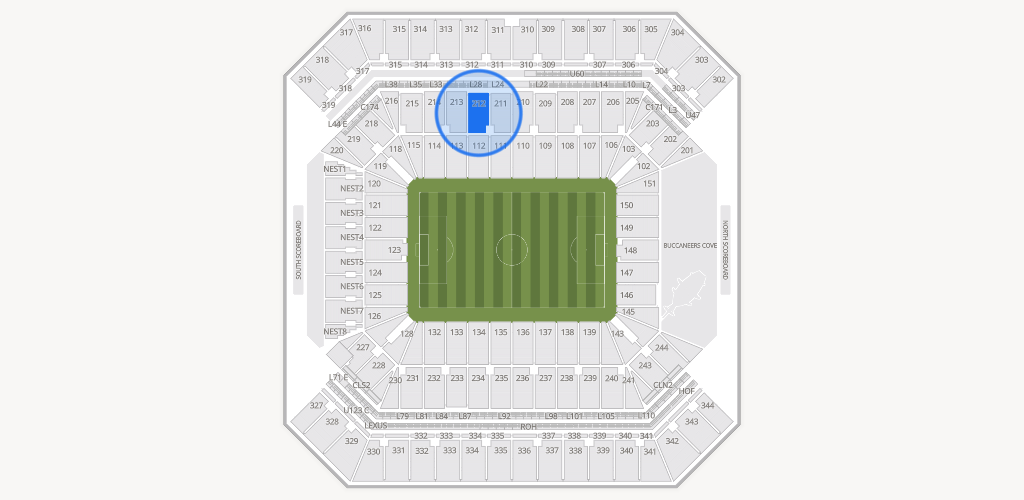 Raymond James Stadium Seating Chart