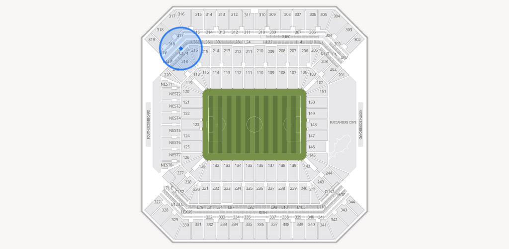 Raymond James Stadium Seating Chart