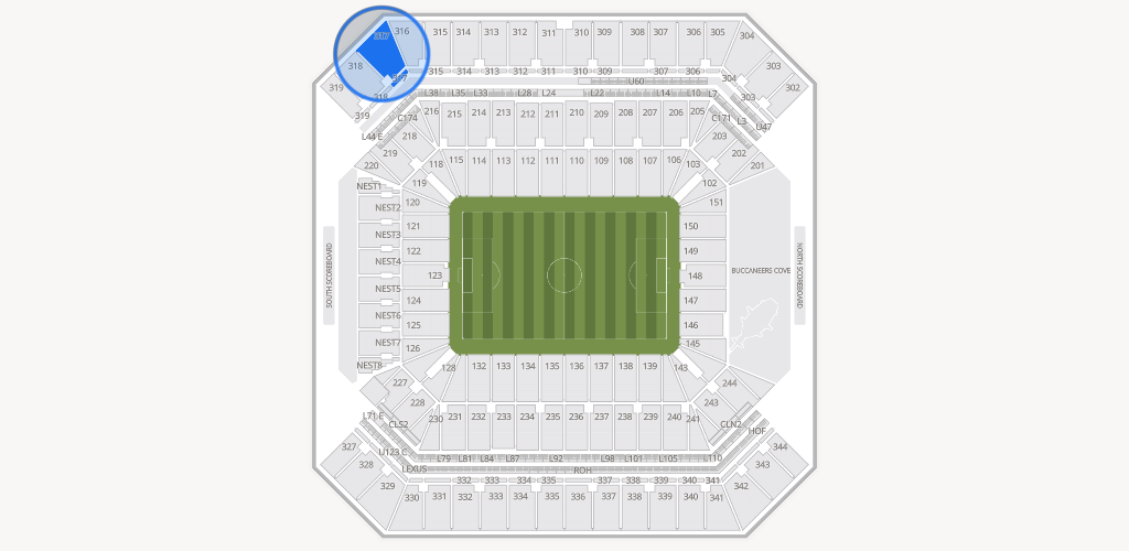 Raymond James Stadium Seating Chart