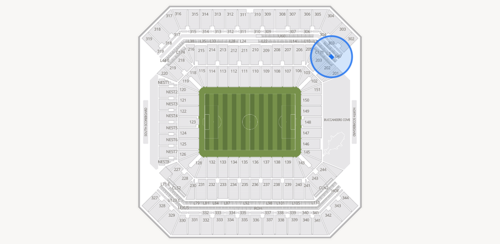 Raymond James Stadium Seating Chart