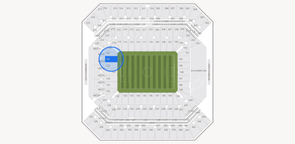 Raymond James Stadium Seating Chart