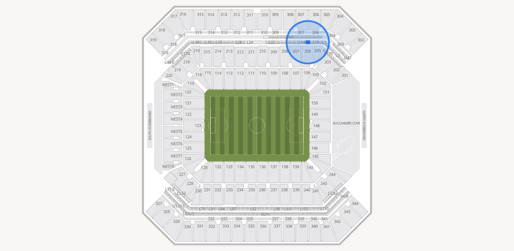 Raymond James Stadium Seating Chart